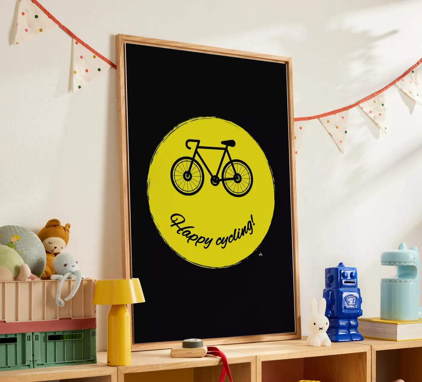 Happy cycling plexiglass da Viktor Hertz