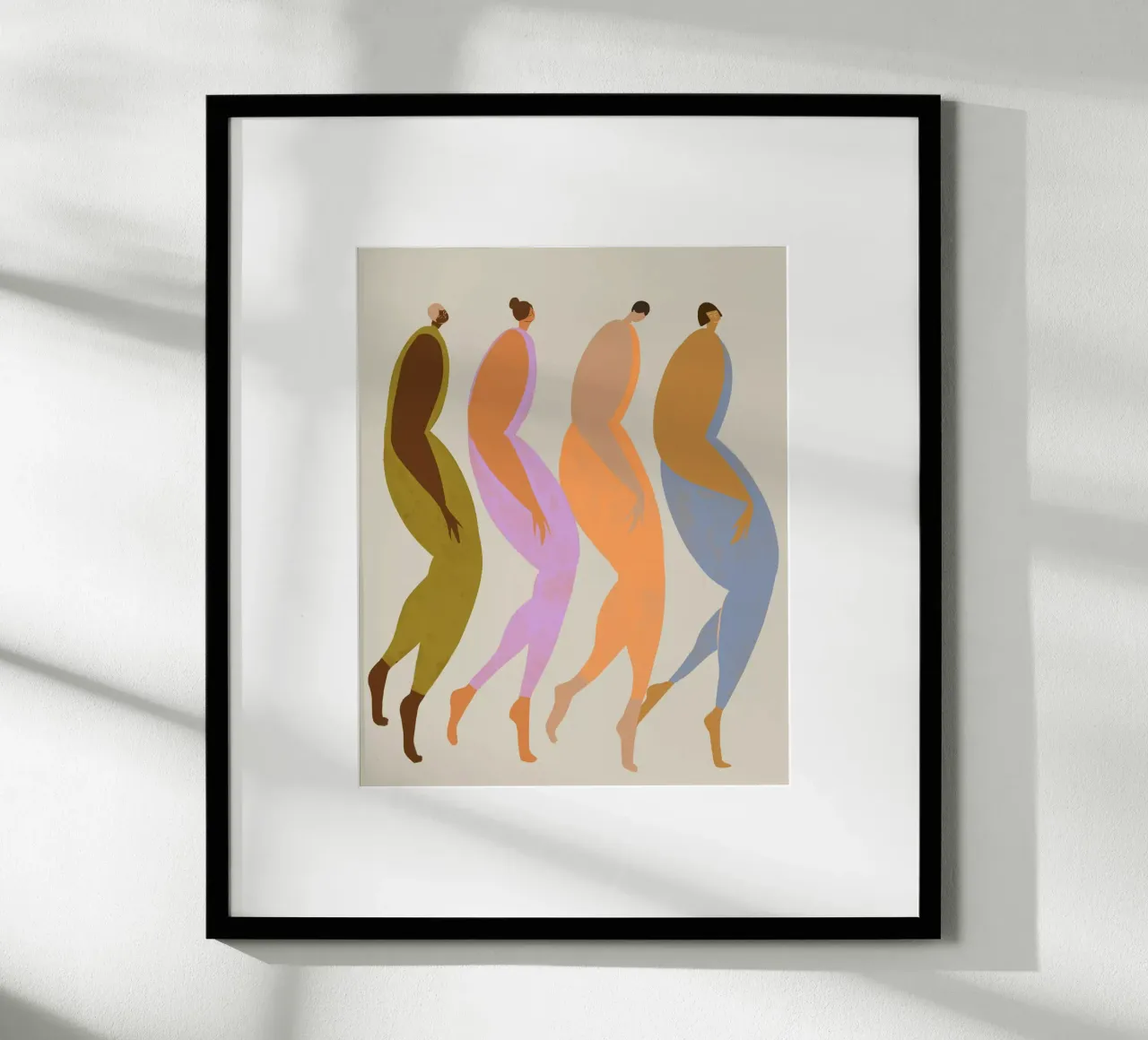 We the Giants poster con telaio in legno da Arty Guava
