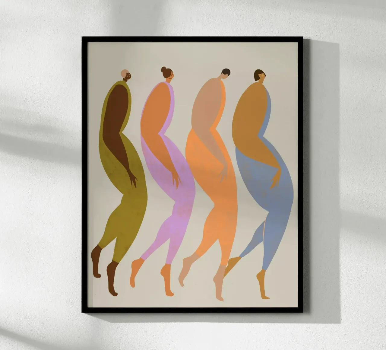 We the Giants poster con telaio in legno da Arty Guava