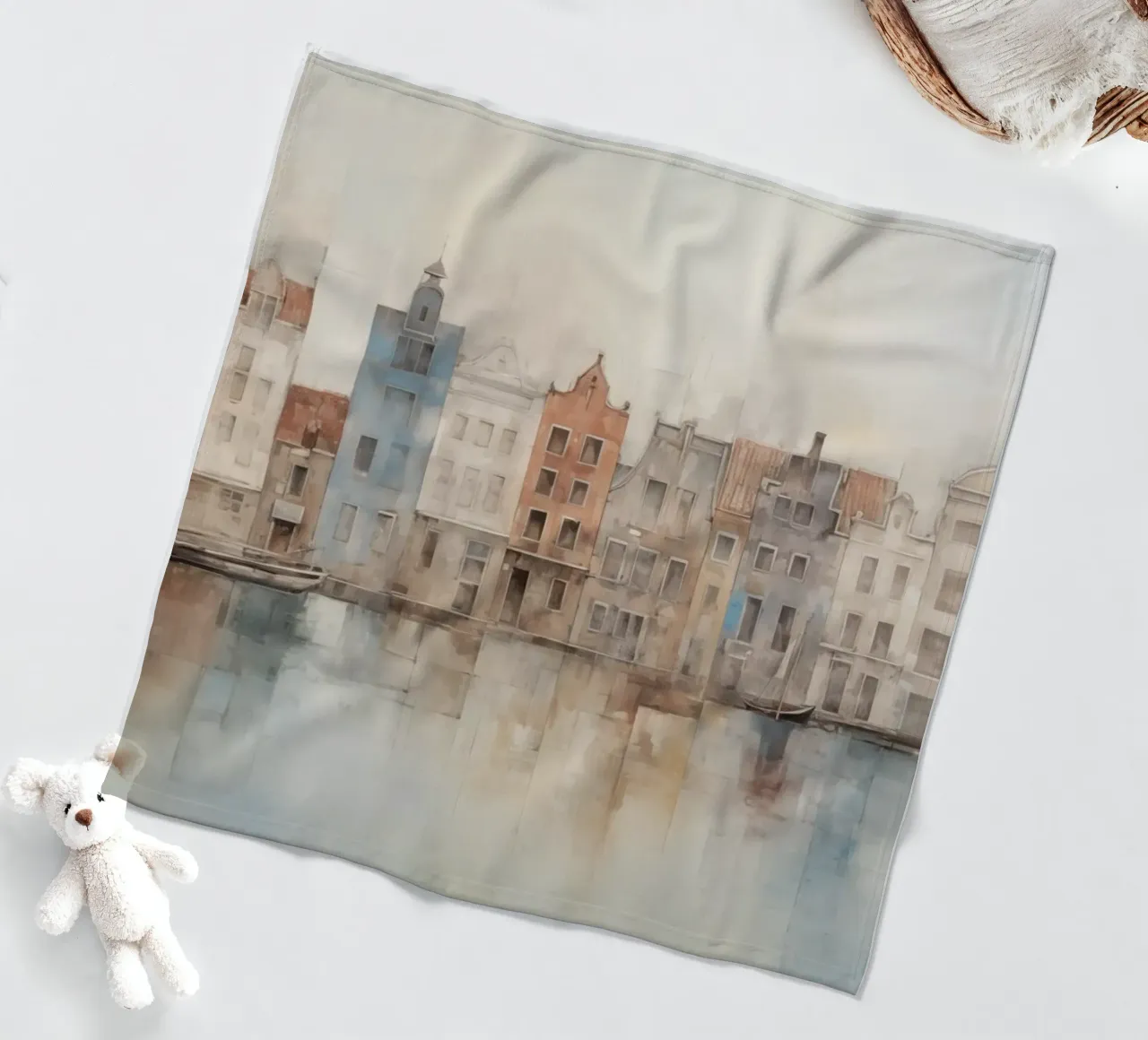 Case sul canale coperta in pile da Imagine