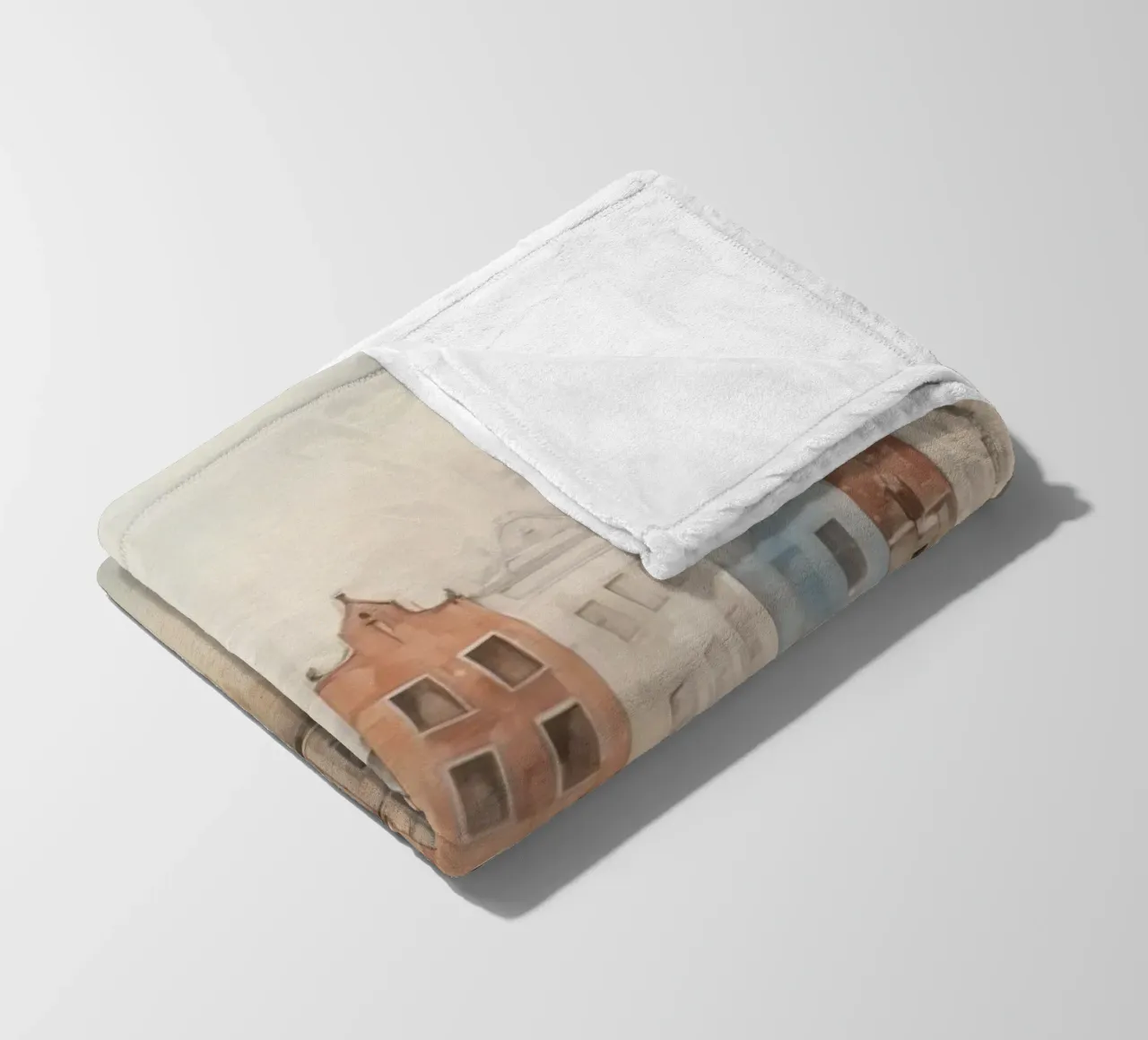 Case sul canale coperta in pile da Imagine