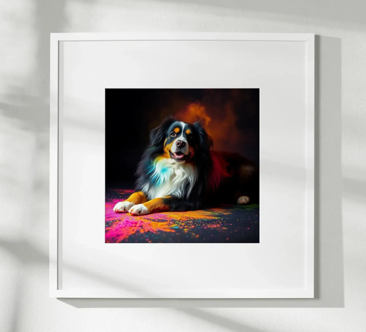 Le bouvier bernois coloré #100 poster de Yumis.Beargang.and.Me