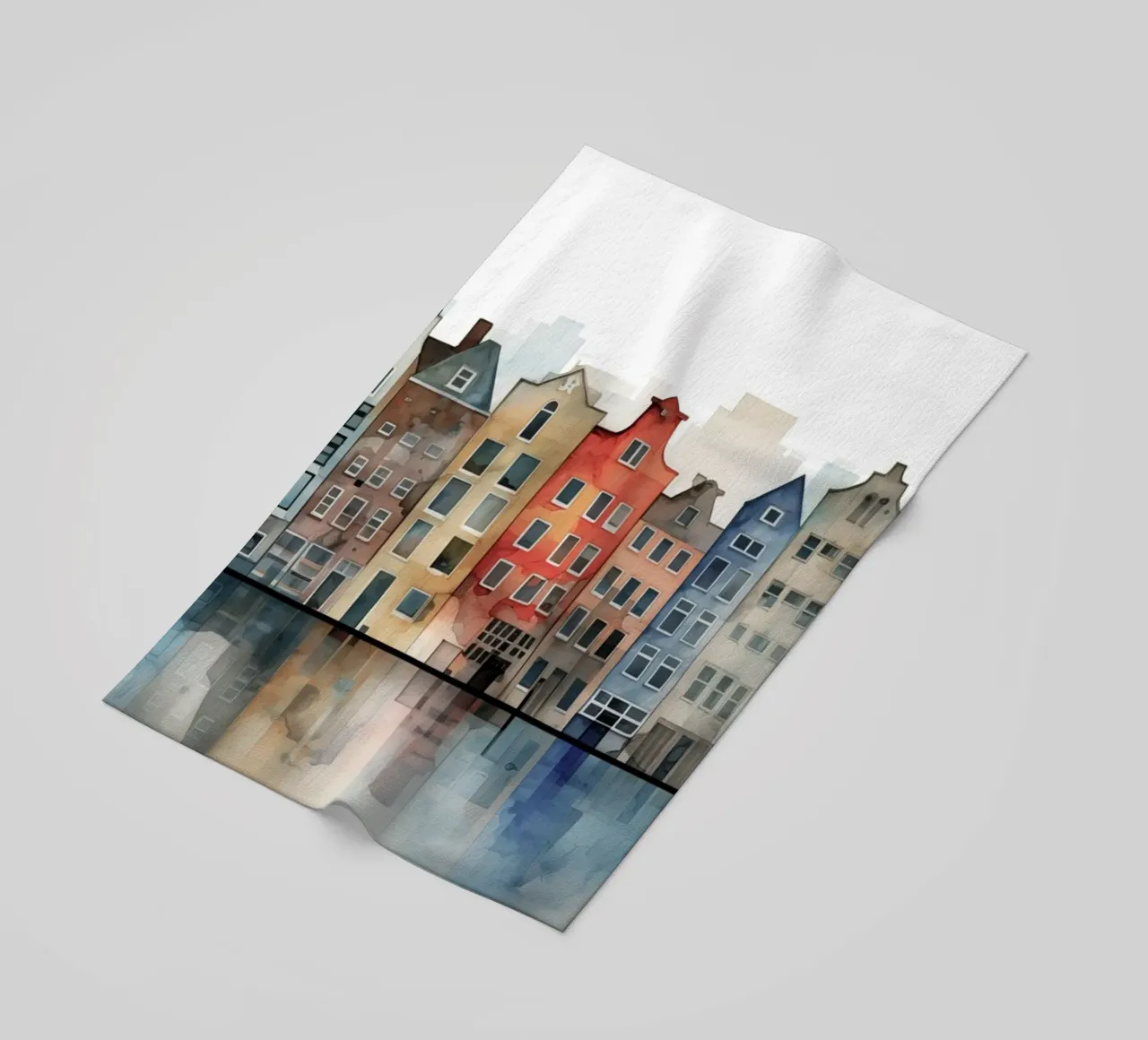 Edificio del canale telo mare da Imagine