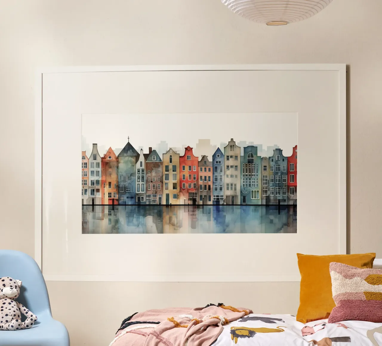 Canal building poster by Imagine