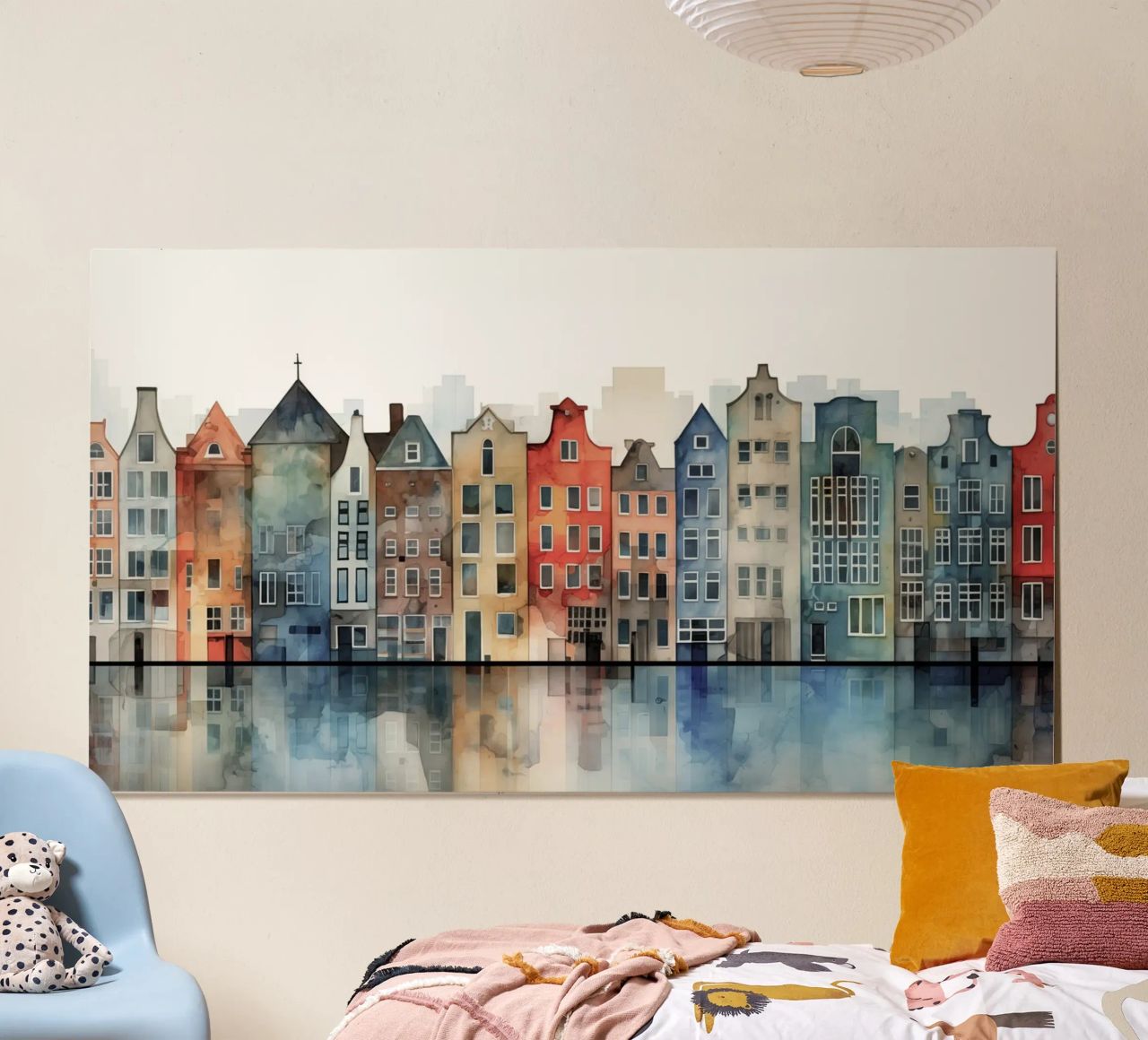 Grachtenpand poster van Imagine