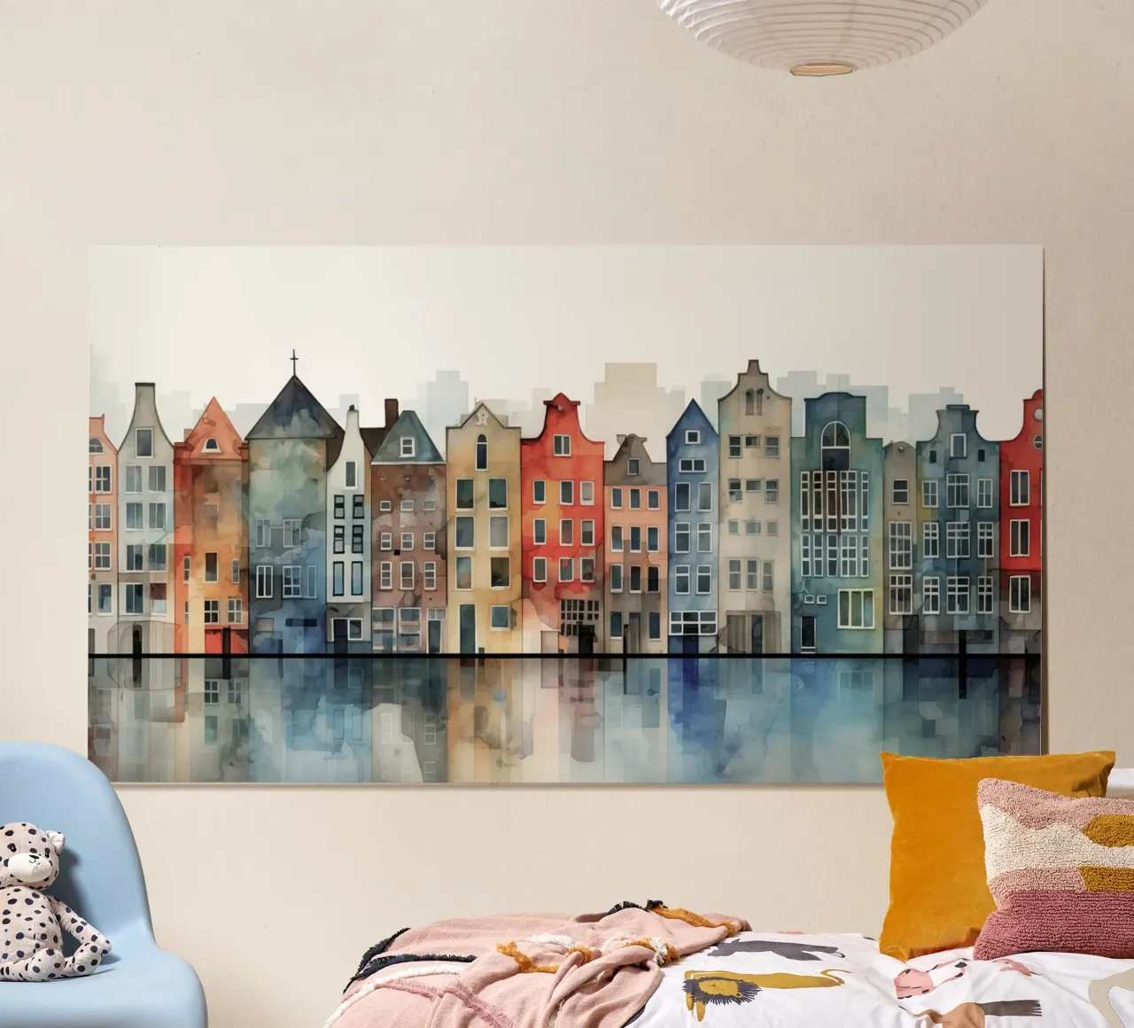 Canal building poster by Imagine