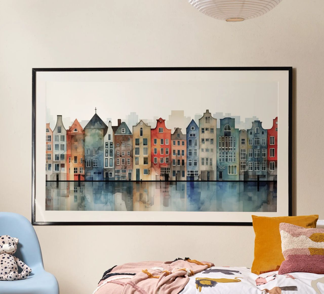 Grachtenpand poster van Imagine