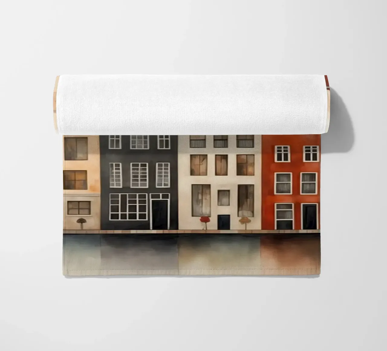 Case sul canale telo mare da Imagine