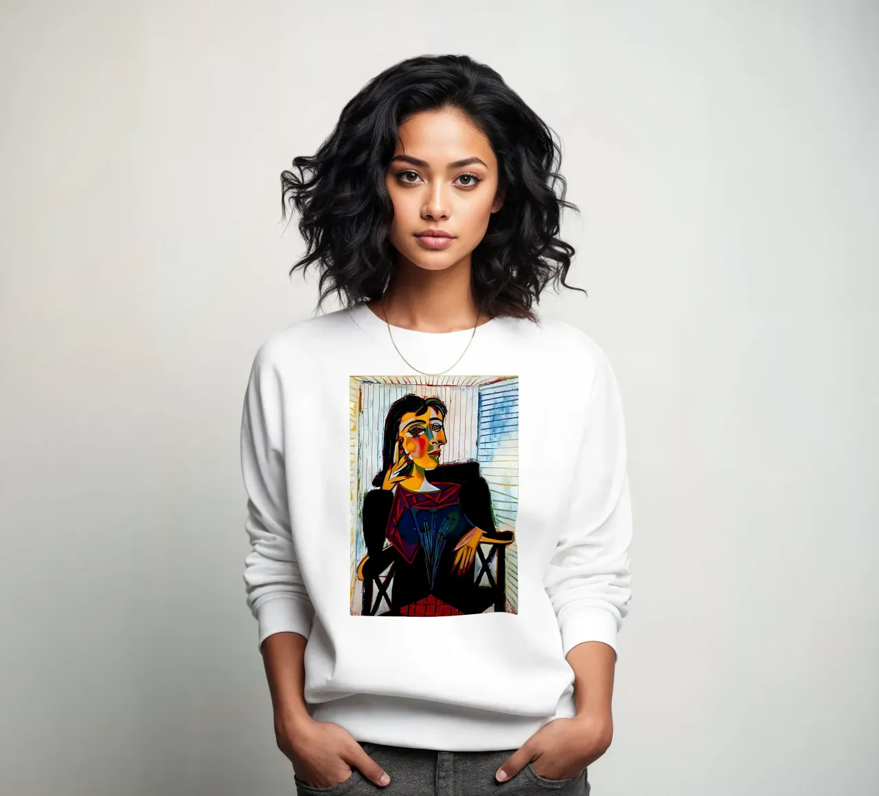 Porträt von Dora Maar by Picasso Sweatshirt von tokovictory