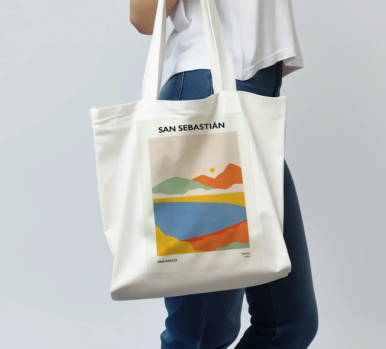 San Sebastián borsa in juta da Pure