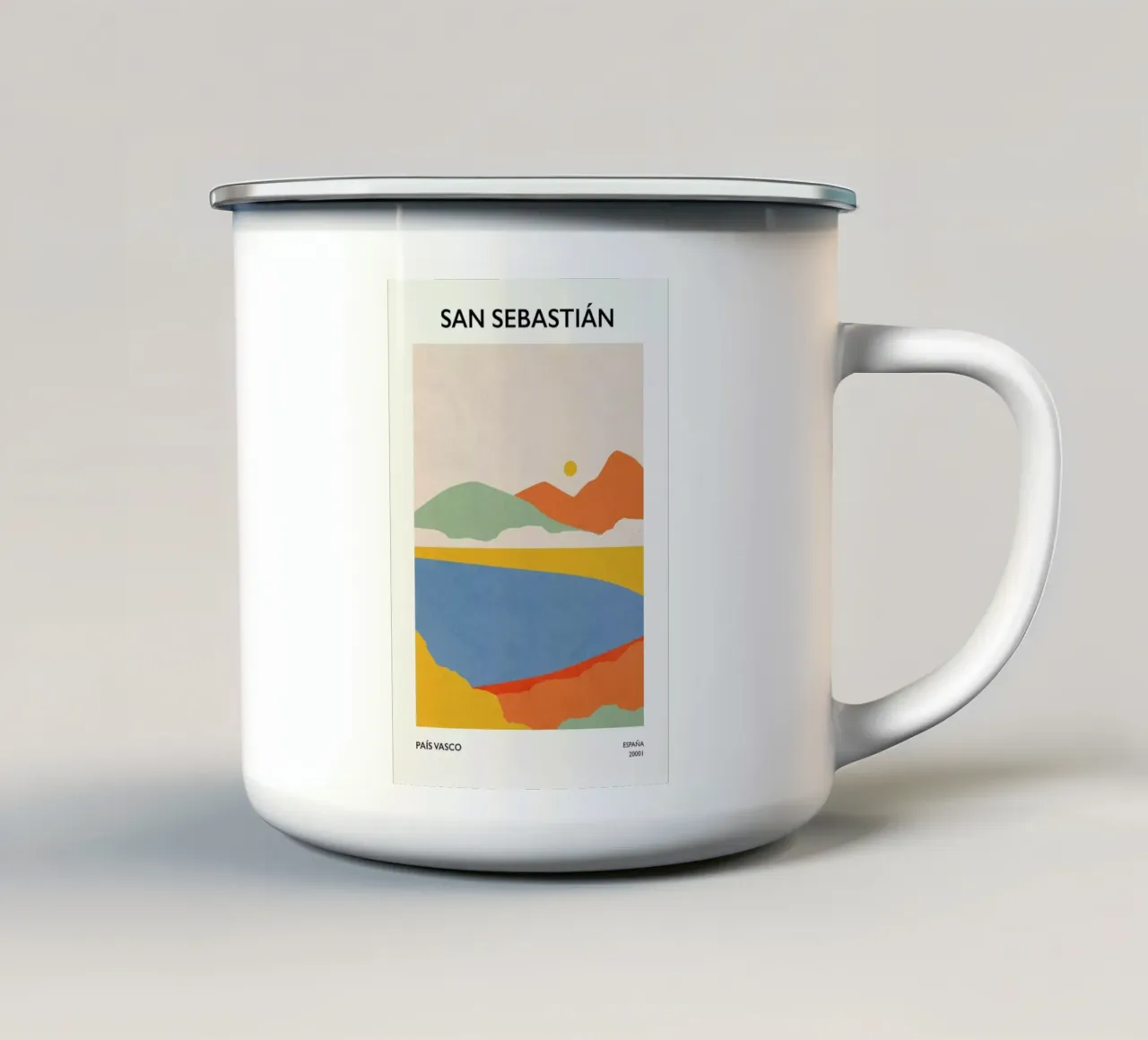 San Sebastián tazza in smalto da Pure