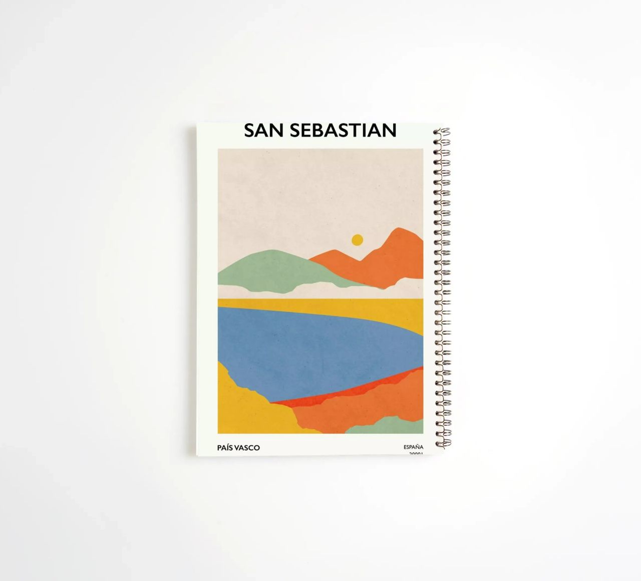 San Sebastián cuaderno de espiral de Pure