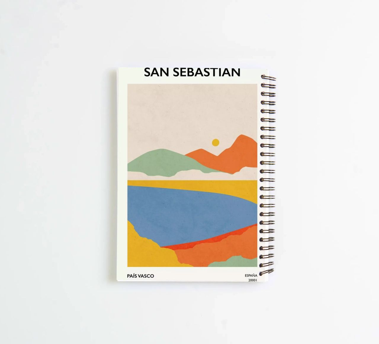 San Sebastián cuaderno de espiral de Pure
