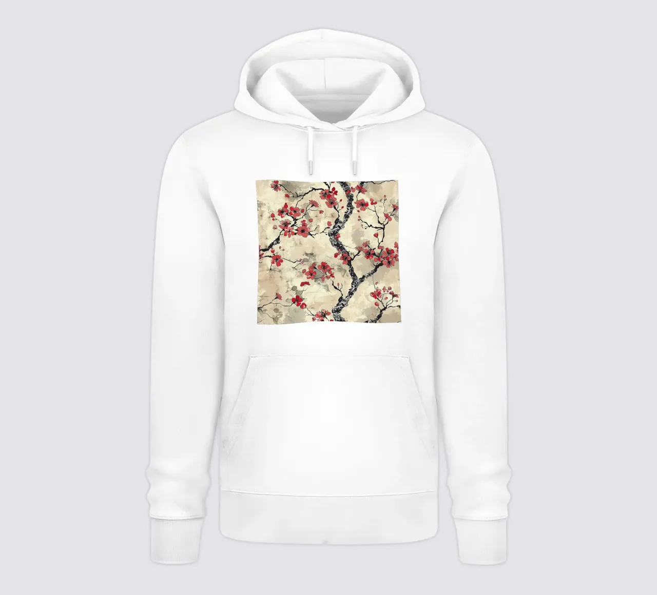 Sakura Serenity felpa con cappuccio da Botanical Pattern House