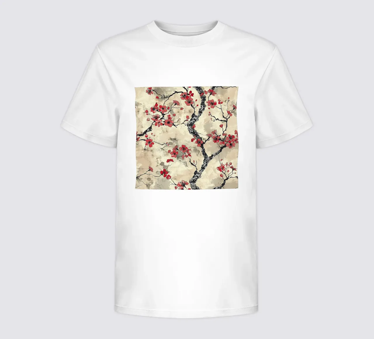Sakura Gelassenheit Kinder T-Shirt von Botanical Pattern House
