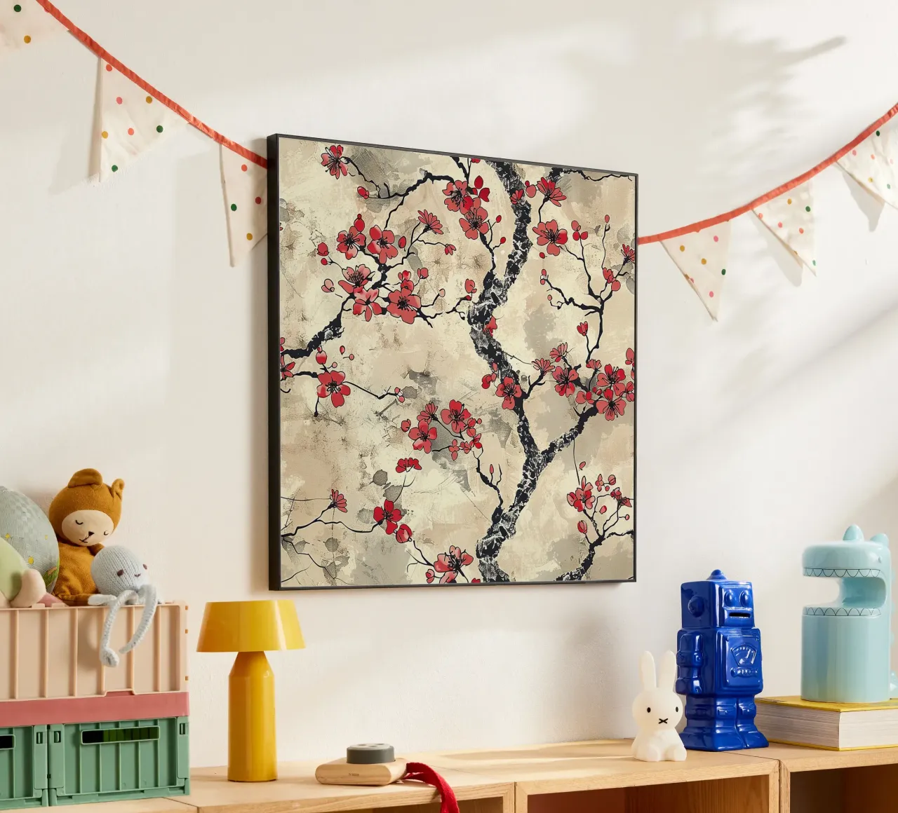 Sakura Serenity alluminio dibond da Botanical Pattern House
