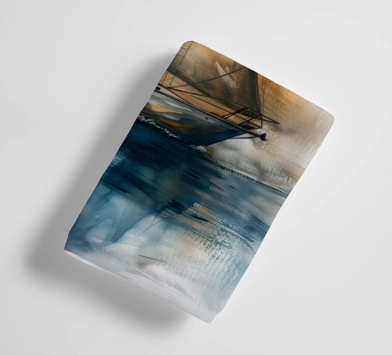 Zeilboot abstract Handtuch von Imagine