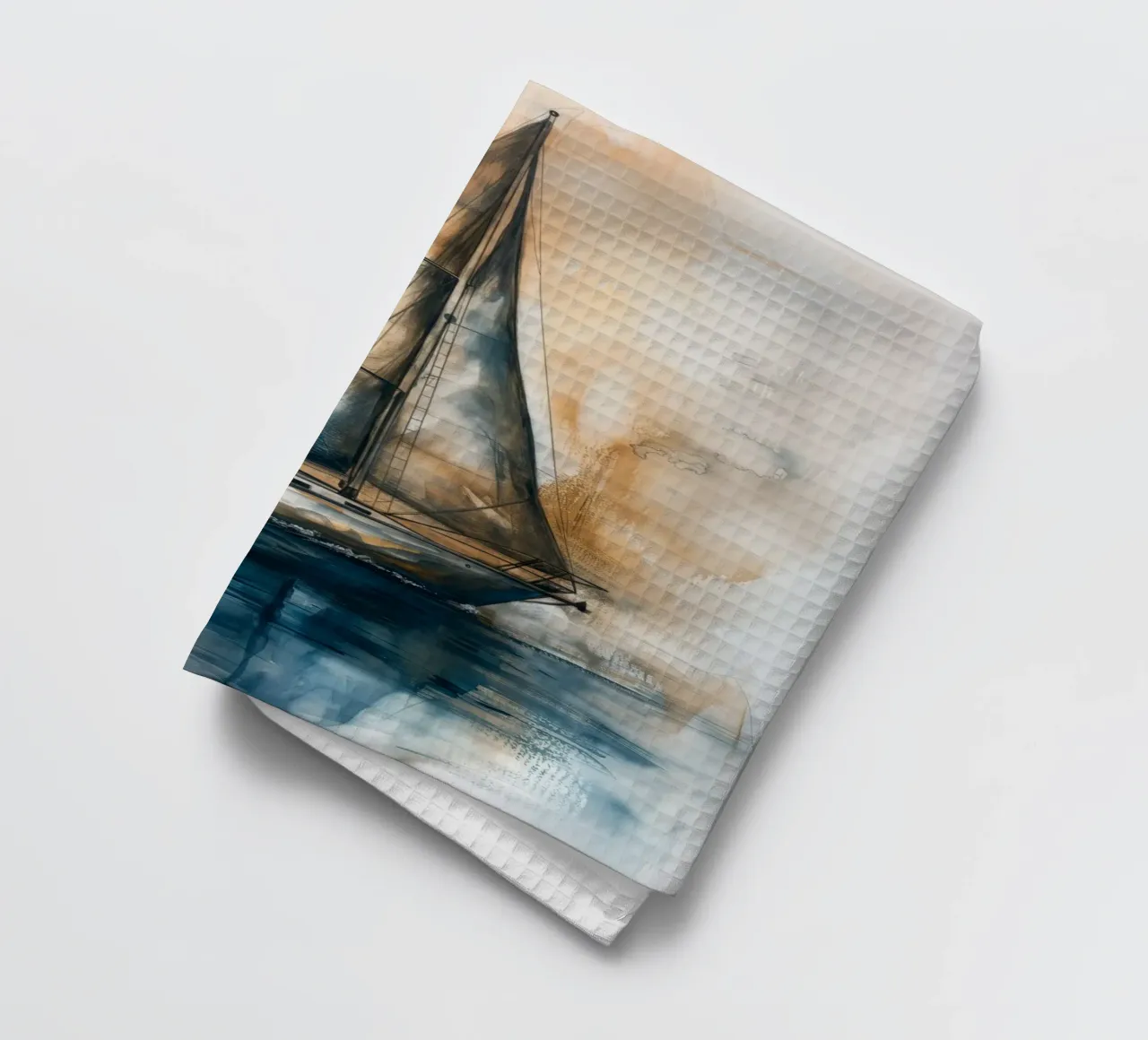 Abstract Zeilboot torchon de Imagine
