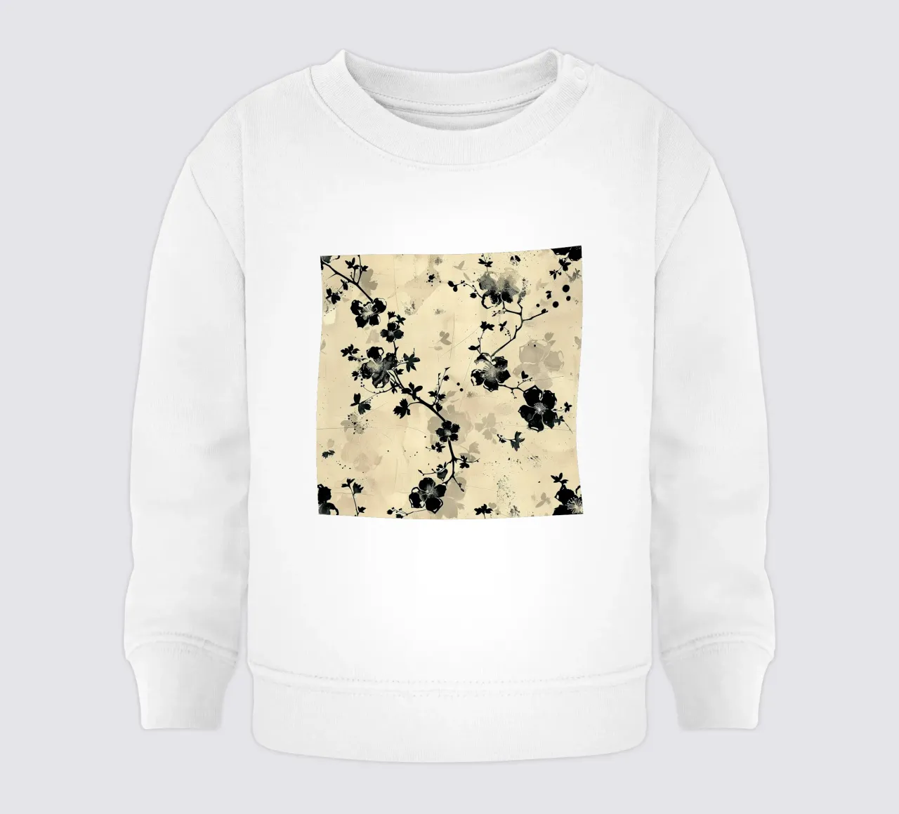 Sakura Serenity felpa neonato da Botanical Pattern House