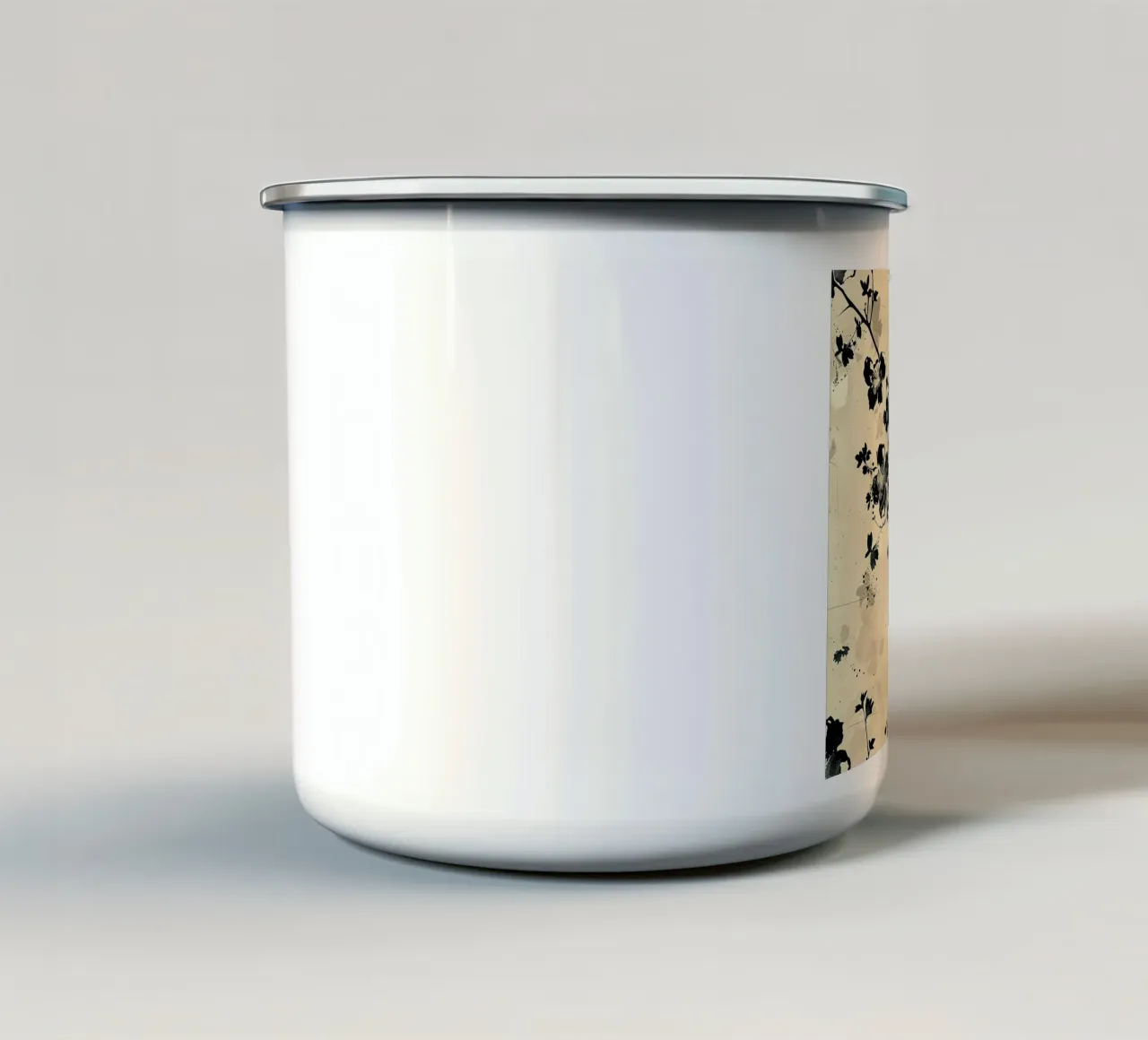 Sakura Serenity tazza in smalto da Botanical Pattern House