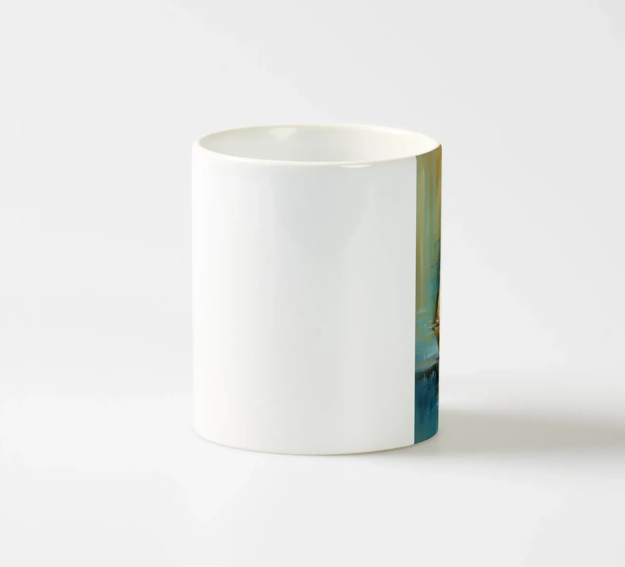 zeilboot astratto tazza in ceramica da Imagine