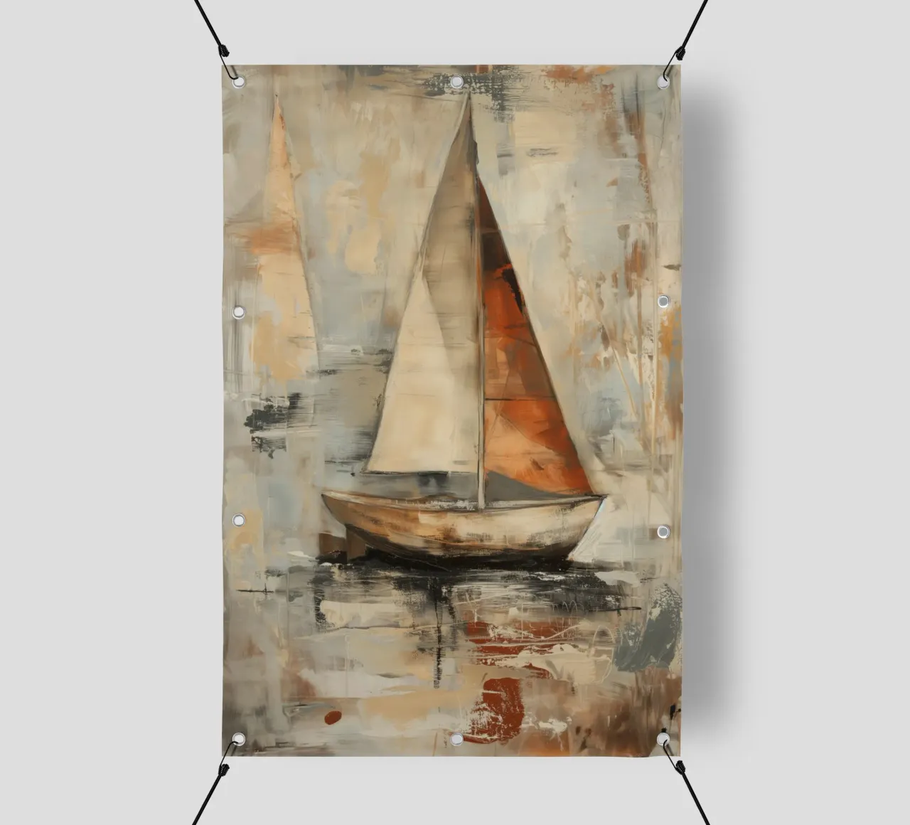 Zeilboot astratto telo in pvc da Imagine