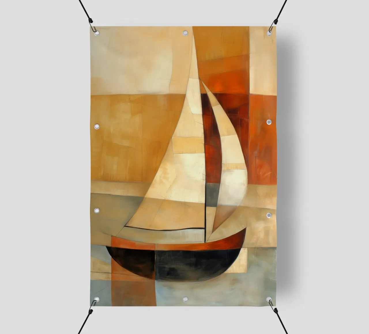 zeilboot astratto telo in pvc da Imagine