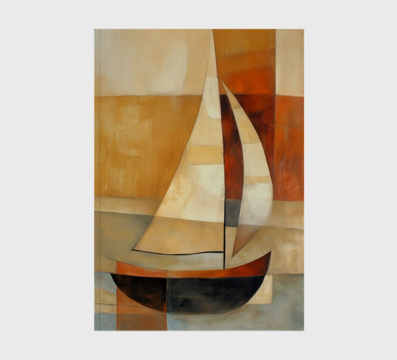 zeilboot abstract notebook by Imagine