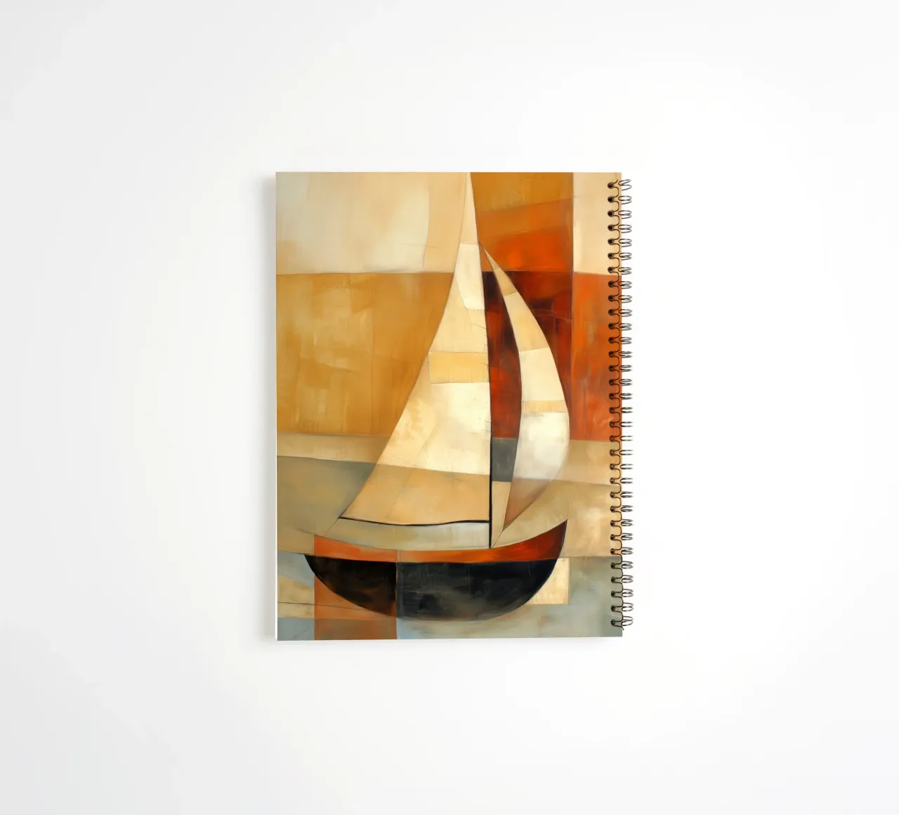 zeilboot abstract Ringbuch von Imagine