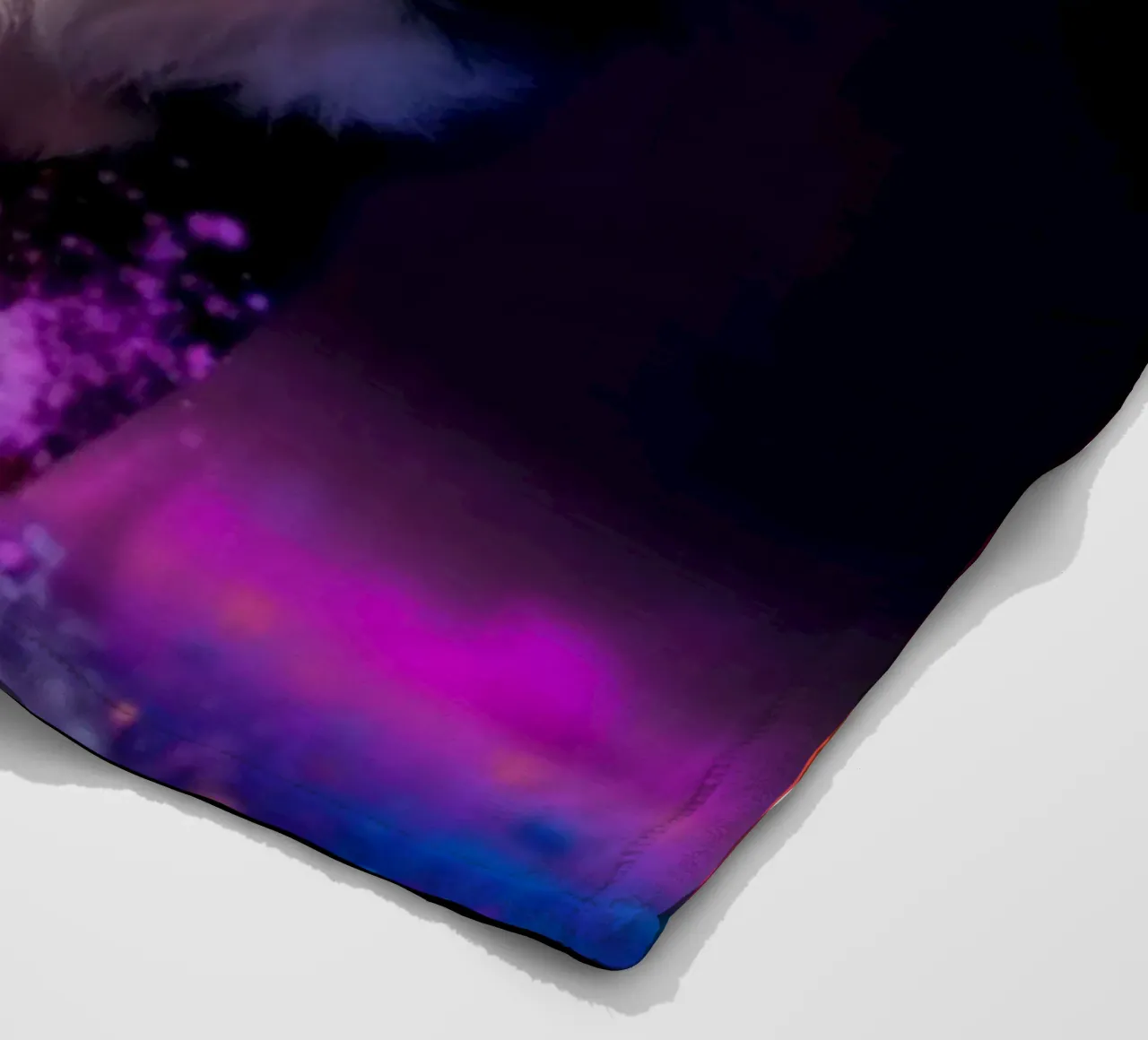 The colorful Bernese Mountain Dog #108 fleece blanket by Yumis.Beargang.and.Me