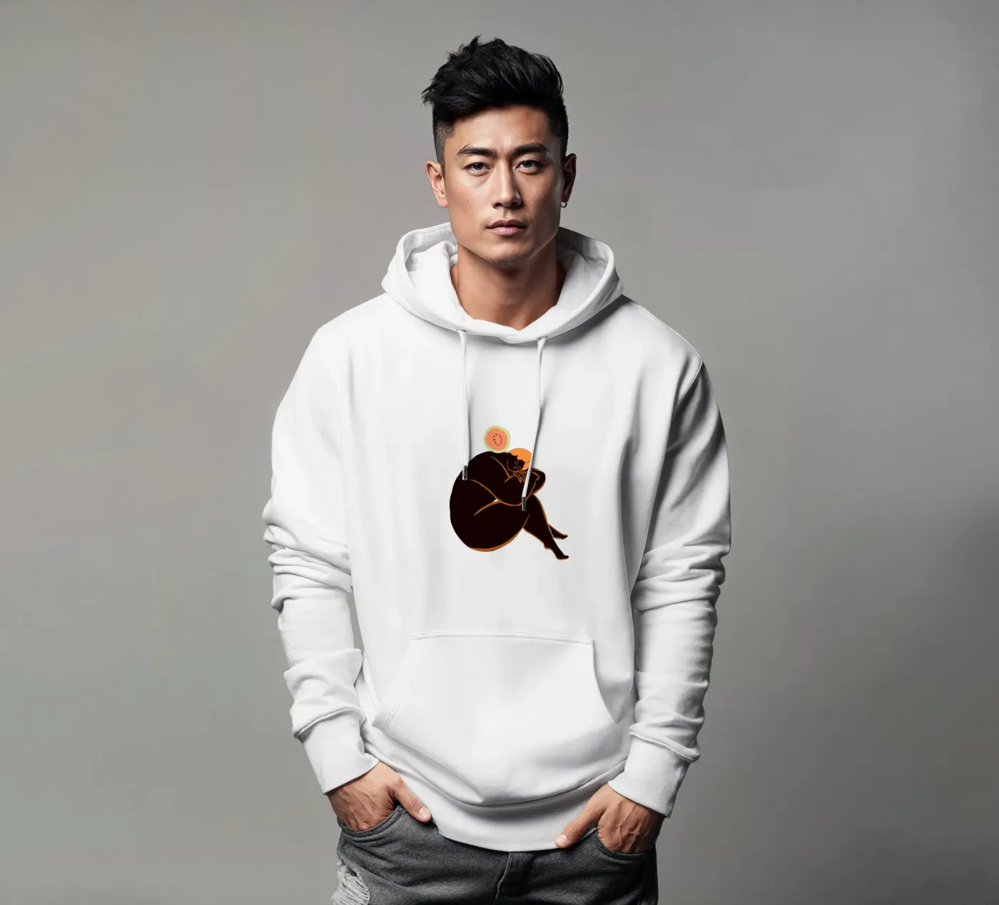Meloncholy hoodie by Arty Guava