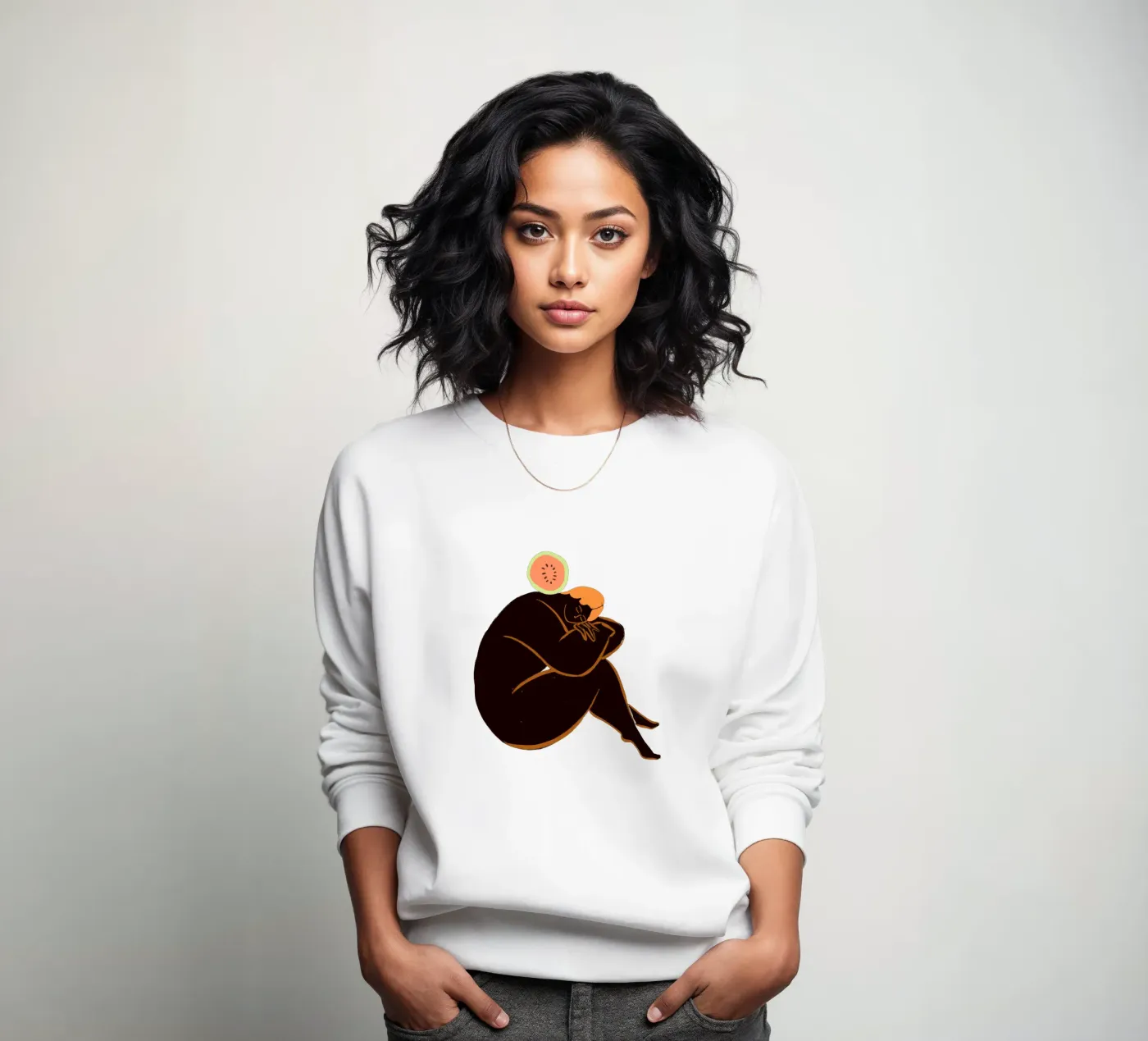 Meloncholy sweatshirt van Arty Guava