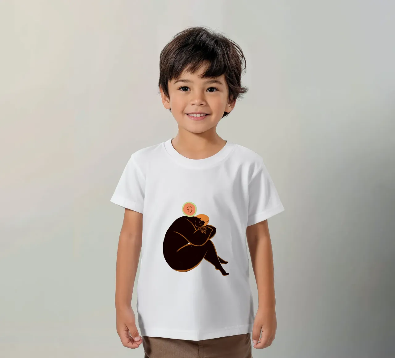 Meloncholy kinder t-shirt van Arty Guava