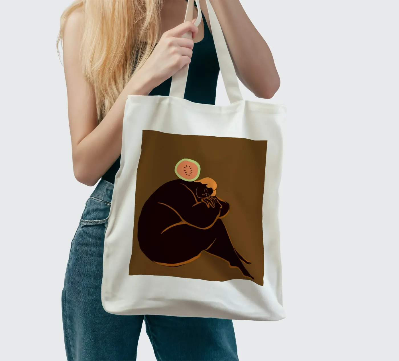 Meloncholy tote bag by Arty Guava