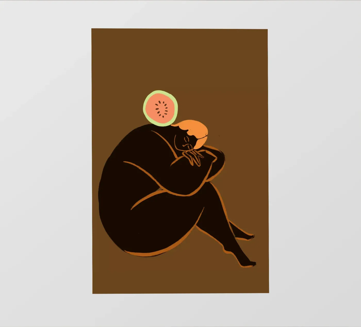 Meloncholy backlit folie van Arty Guava