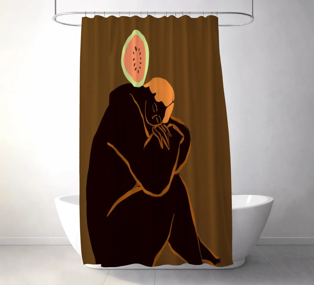 Meloncholy Duschvorhang von Arty Guava