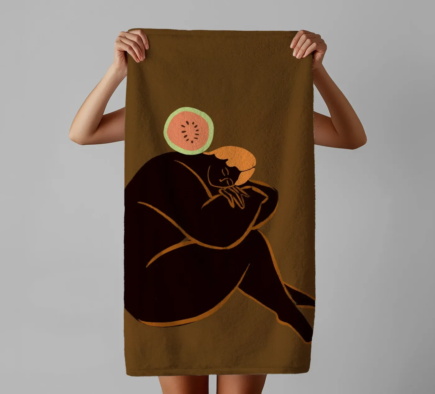 Meloncholy badhanddoek van Arty Guava