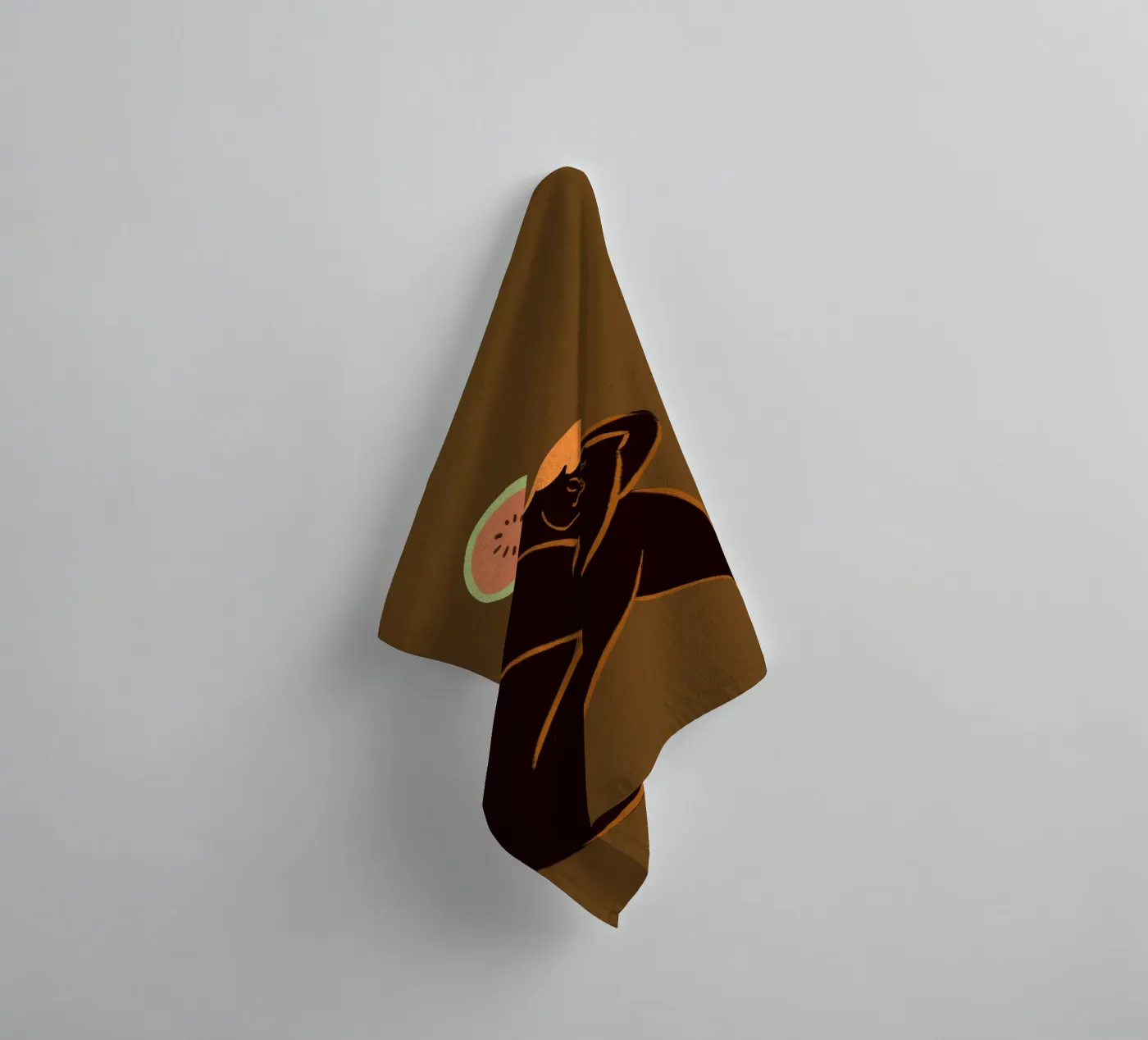 Meloncholy towel by Arty Guava