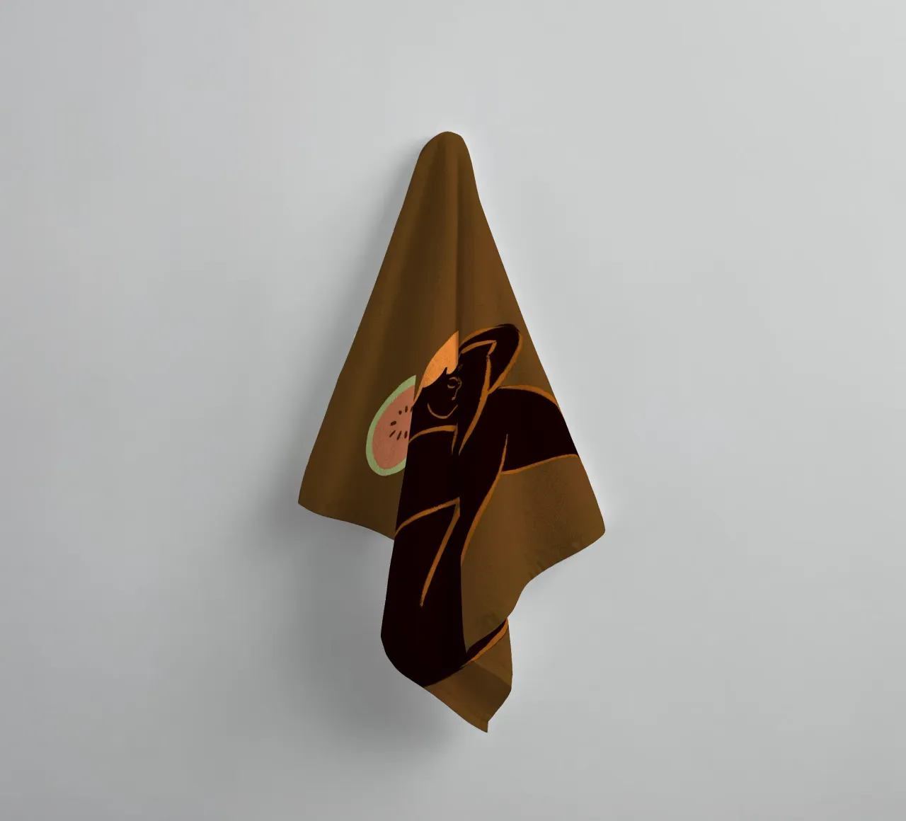 Meloncholy towel by Arty Guava