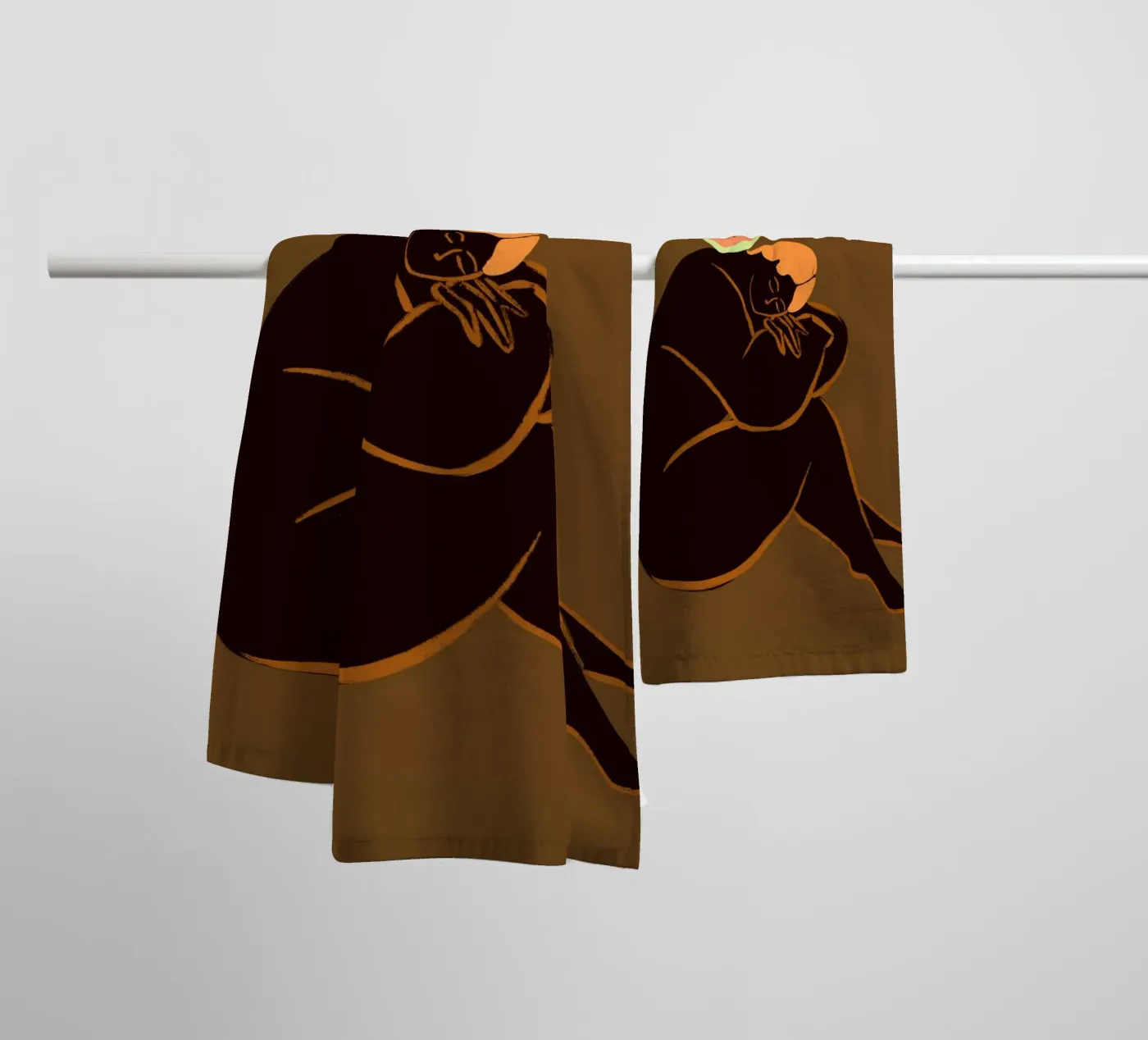 Meloncholy towel by Arty Guava