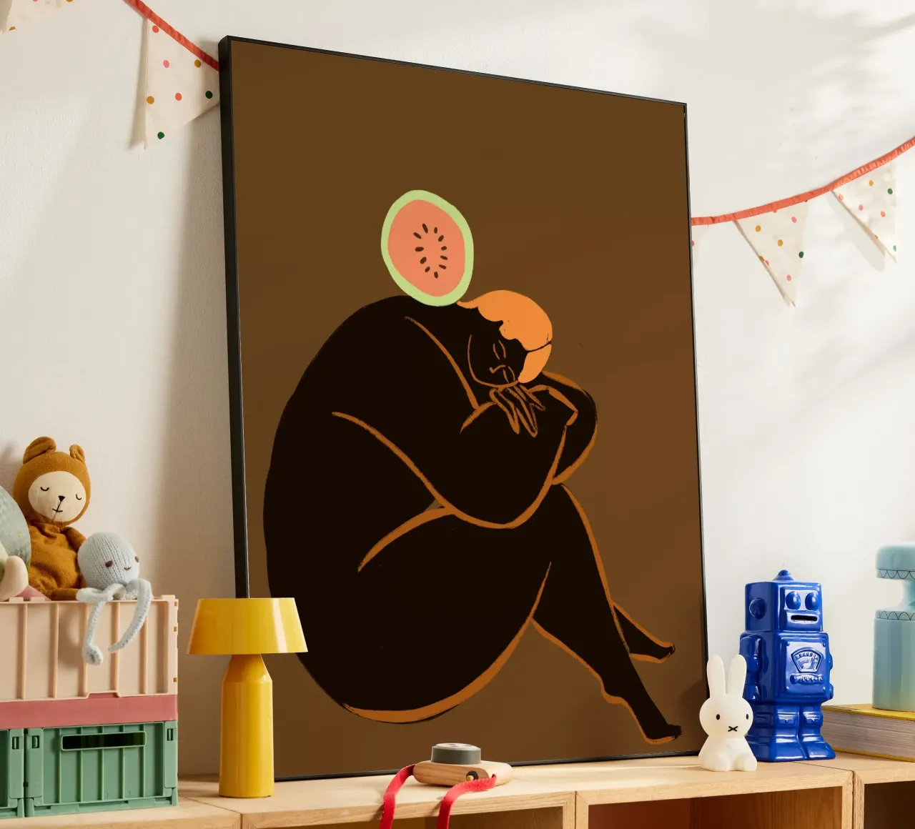 Meloncholy alluminio dibond da Arty Guava