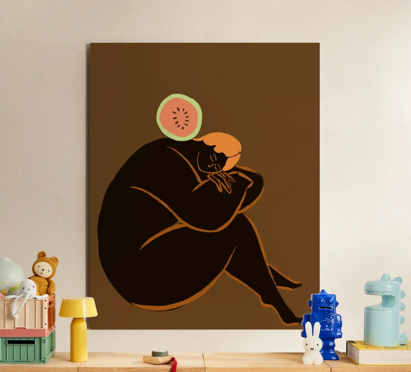 Meloncholy alluminio dibond da Arty Guava