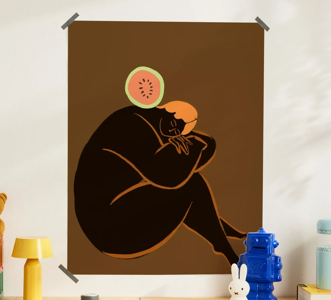 Meloncholy poster de Arty Guava