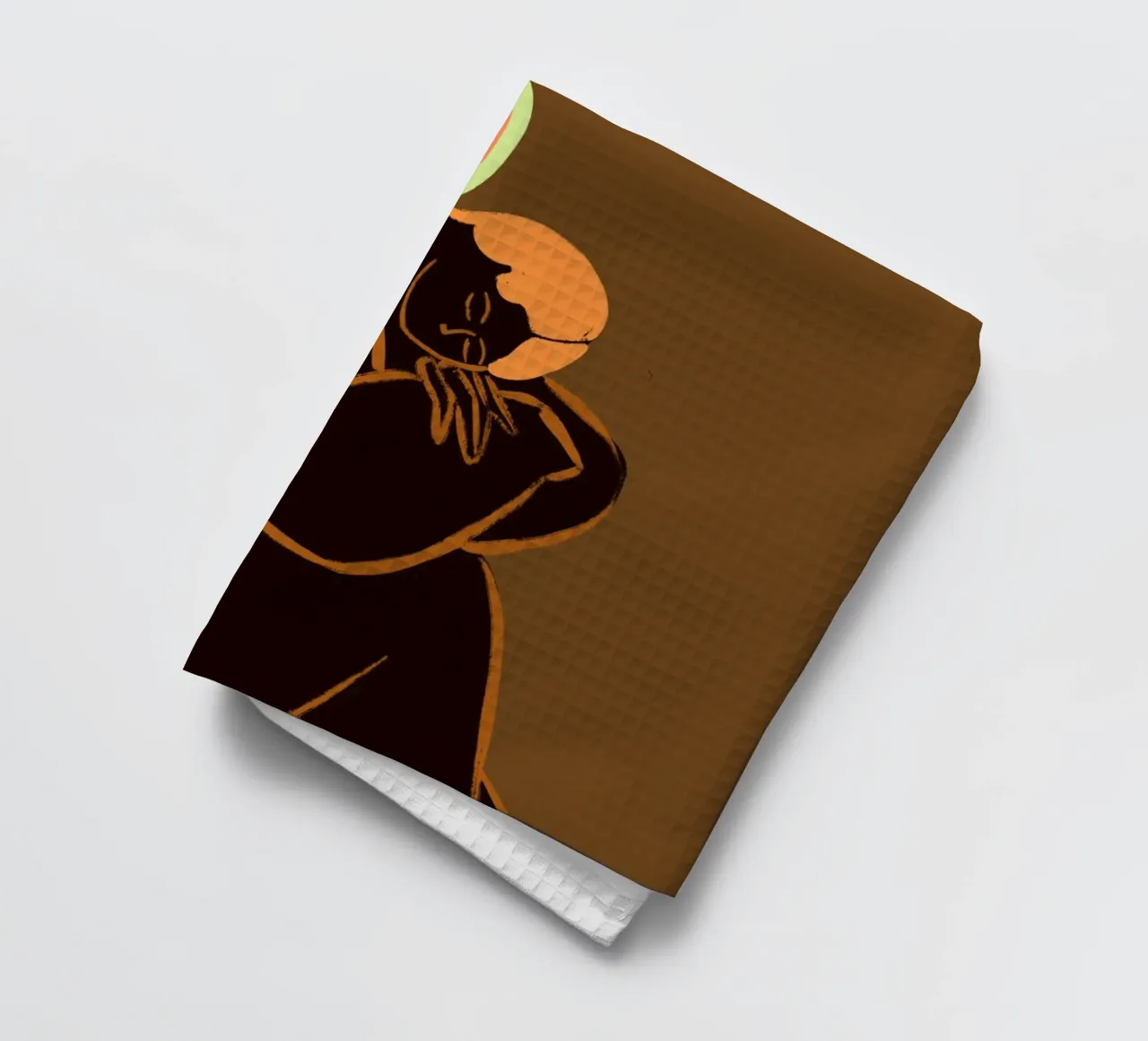 Meloncholy tea towel by Arty Guava