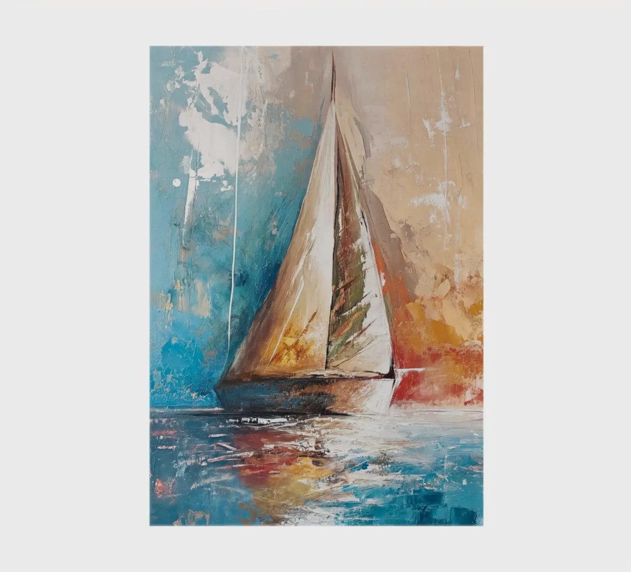 Zeilboot abstract notebook by Imagine