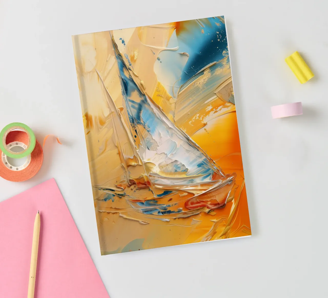 Zeilboot abstract notebook by Imagine