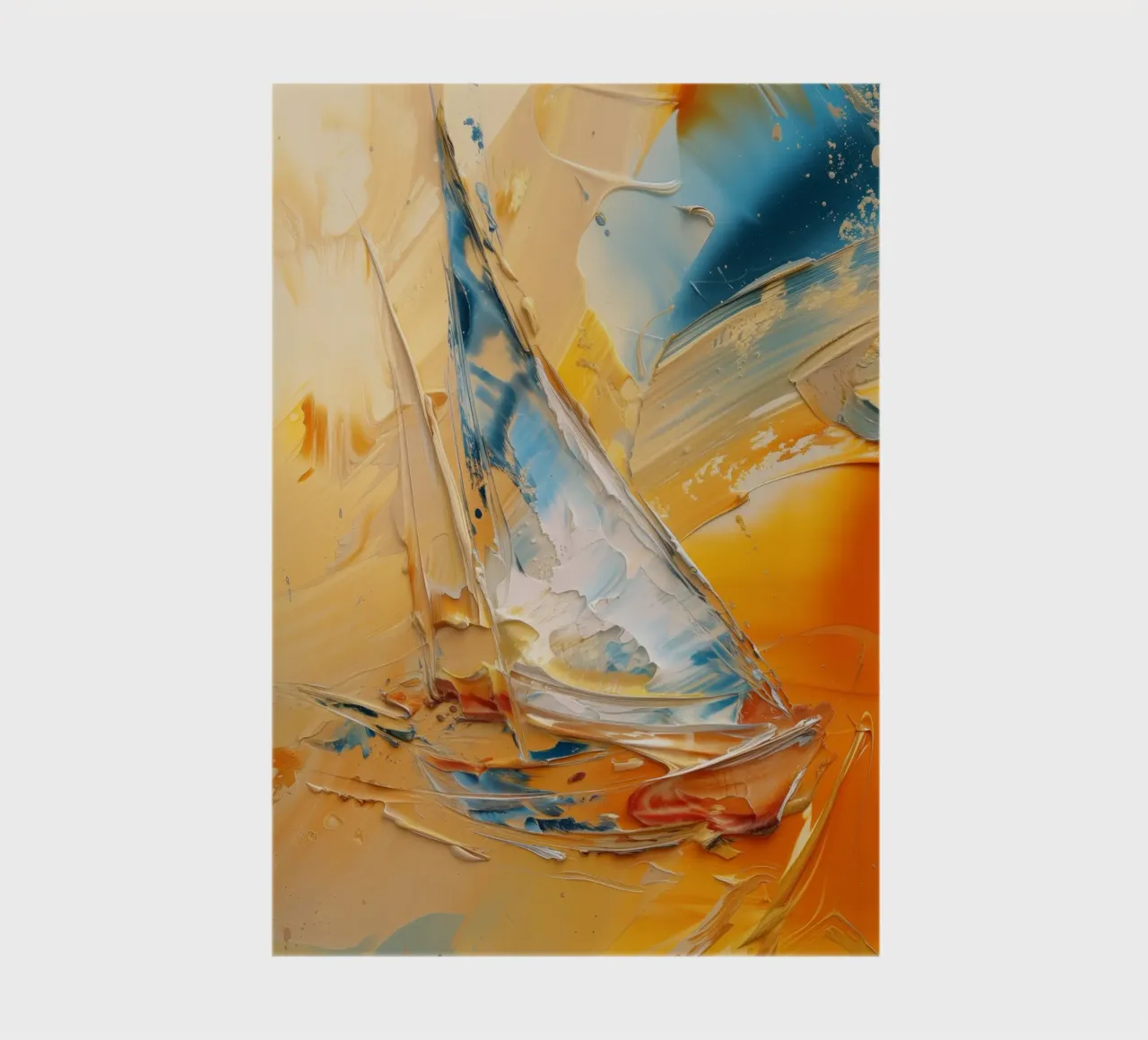 Zeilboot abstract notebook by Imagine
