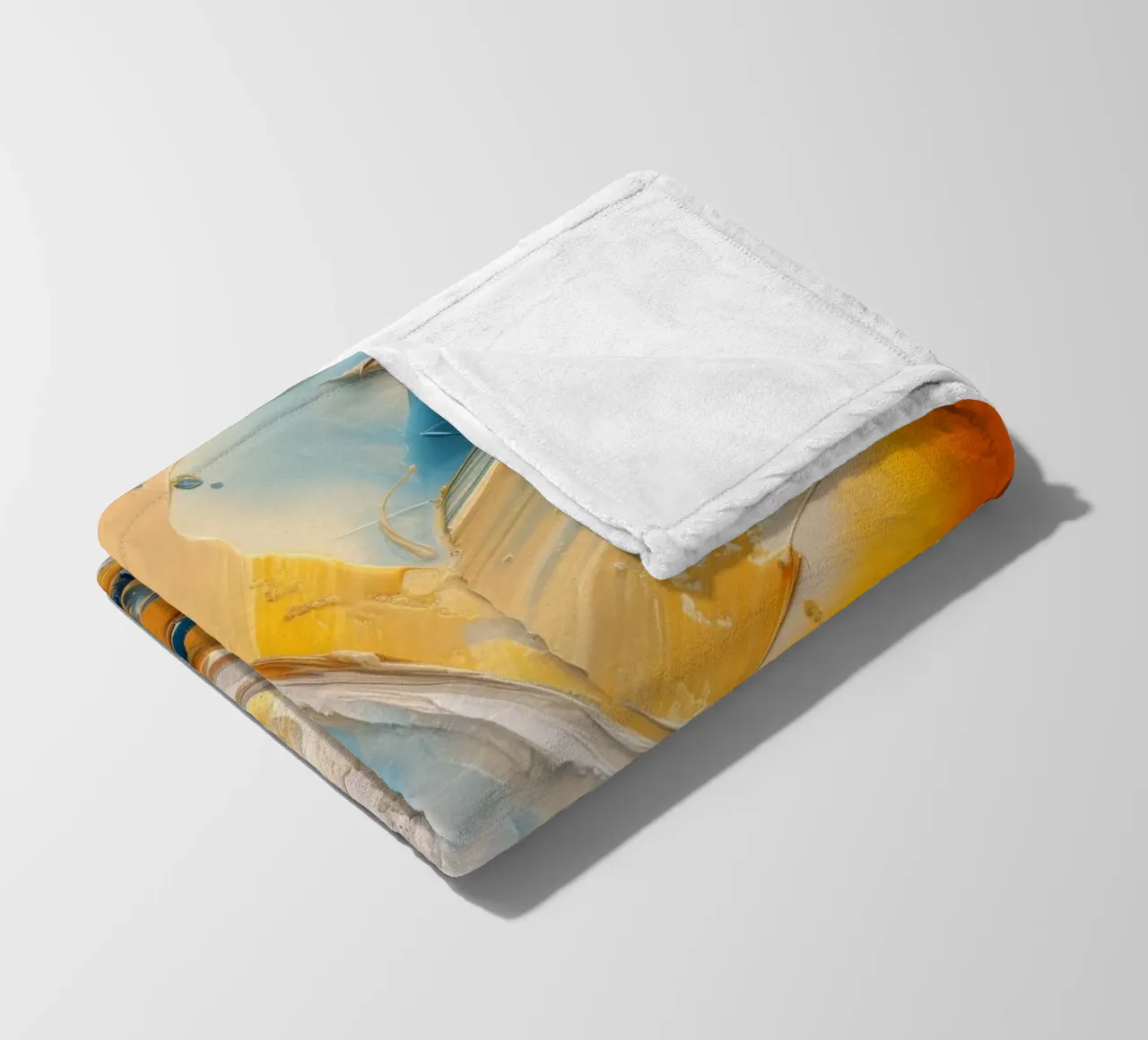 Zeilboot astratto coperta in pile da Imagine