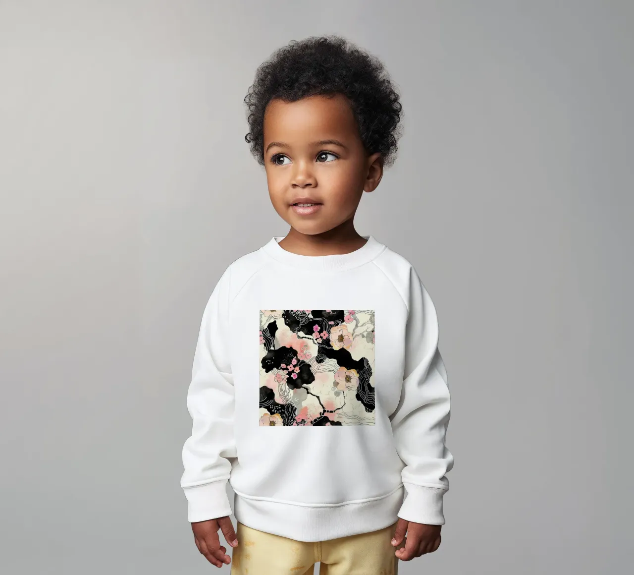 Sakura Serenity felpa neonato da Botanical Pattern House