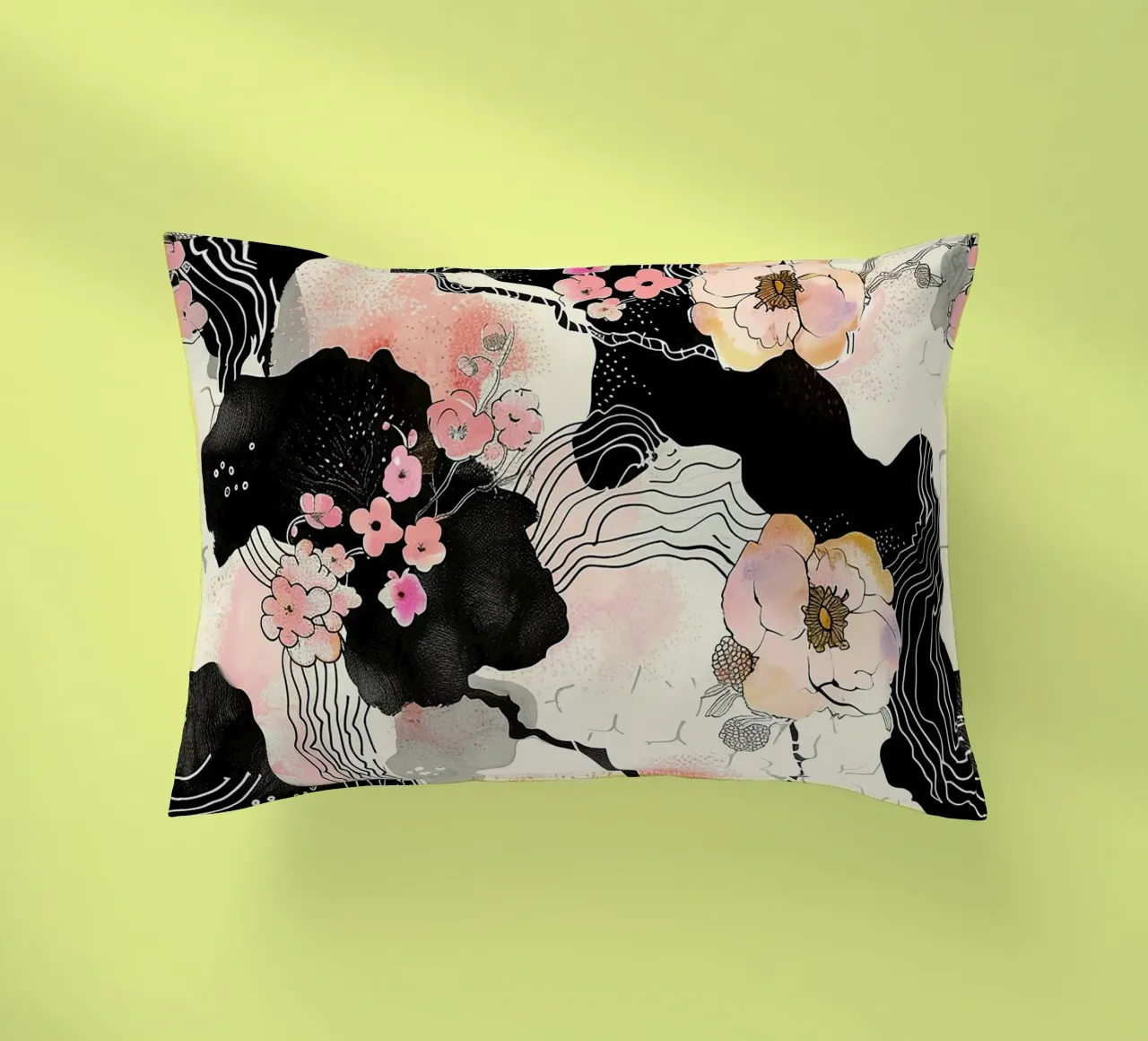 Sakura Serenity cuscino da Botanical Pattern House